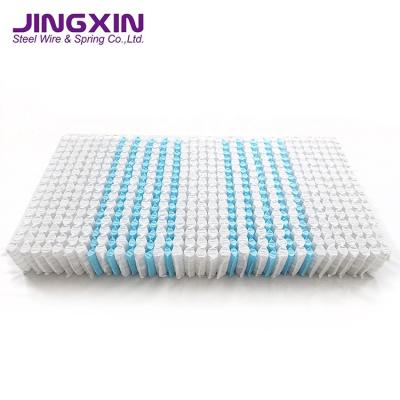 China Coil Jingxin Mattress spring manufacturer perforated non woven 1.0-2.4mm Spring wire specs Pocket spring for Mattress for sale