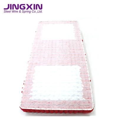 China Large Coil Mattress Roll Pack Pocket Springs Mattress Spring Manufacturer 3 Zone Pocket Spring With Border for sale