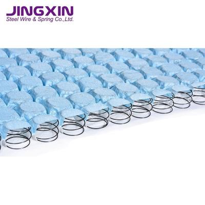 China Mini Coil Jingxin Mattress Pocket Spring Manufacturer Carbon Steel Wire Material Pocket Spring For Furniture for sale