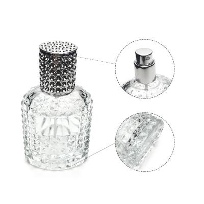 China Hot Sale 50ml Perfume Glass Bottle Personal Care Luxury Cosmetic Refillable Perfume Bottle Glass Perfume Bottles for sale