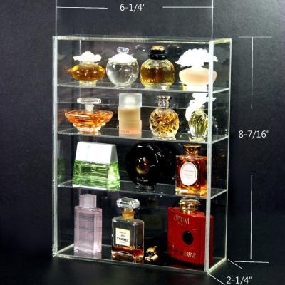 China Small acrylic sliding door display box for mini figure, collectibles, model cars and perfume with sliding door for sale