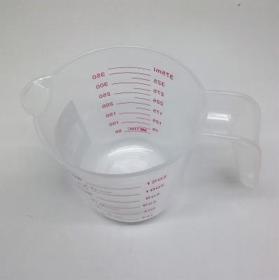 China Bestselling Plastic Measuring Cup Kitchen Measuring Jug STARWOOD # 18SWTT33401 375ml 12 oz pp for sale