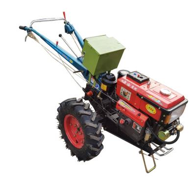 China Cultivate Farm 2 Wheels Agricultural Machine Small Walking Tractor 12hp for sale