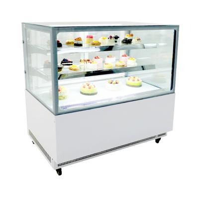 China Single-temperature New Cake Price Attractive Price Type Cake Showcase Freezer With Glass Door for sale