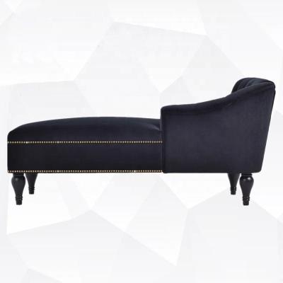 China American Style Retro Style Pull Back Fabric Button Art Lazy Sofa Bedroom Beauty Couch for sale