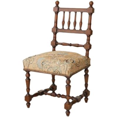 China MODERN French Medieval Solid Wood Household Dining American Retro Chair Furniture Single-Back Patnon Chair for sale