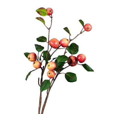 China Beautiful Colorful Hot selling Artificial apple tree  fruit Flower  Silk flowers Christmas decorations Home wedding  Outdoor  Garden decoration for sale