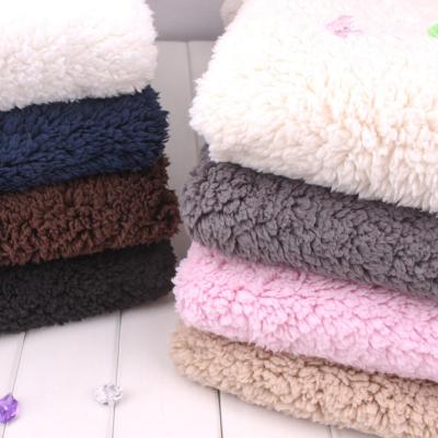 China Memory Houseware Sherpa Fleece Fabric Leopard Print Coral Fleece Fabric for sale