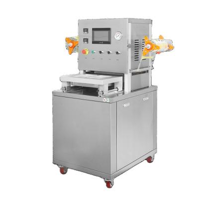 China 350-450box/hours Food Packed Vacuum Intermediate Sealer Speed ​​Relay Packing Machine Home Food for sale