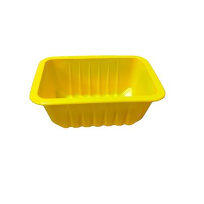 China 180*130mm Materials Storage Box Yellow Clear Plastic Planter Foldable Cake Fence, Plastic Box for sale