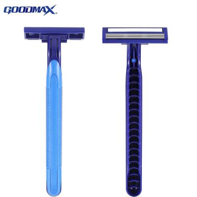 China Stainless Blade Maquinilla De Afeitar Desechable Men Hotel Plastic Safety Triple Blade Disposable Shaving Razor for sale