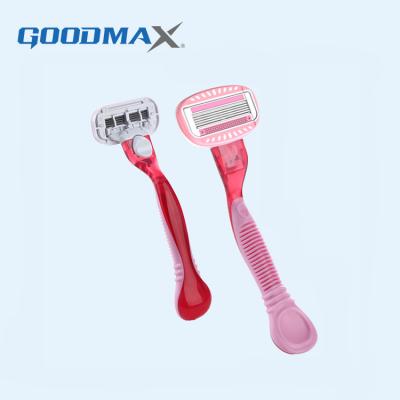 China Cheap Five Blade Razor System Bulk Sale Five Blade Maquinillas De Afeitar Custom ABS+TPR for sale