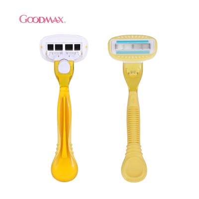 China Five Blade Stainless Steel Five Blade Razor Maquinillas De Afeitar Sweden Shaving Lady System Razors For Women for sale