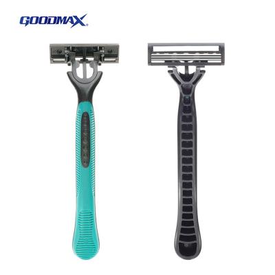 China Manufacturers China Disposable Blade Maquinilla De Afeitar Desechable Triple Straight Blade Safety Women Shaving Razor for sale