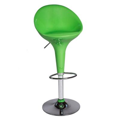 China Modern hydraulic adjustable swivel barstool ABS modern high bar contemporary club chairs swivel bar stool with chromed footrest for sale