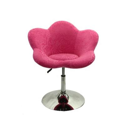 China Modern Flower Shaped Swivel Bar Chairs Upholstered Bar Stool Kitchen Bar Stool For Sale for sale