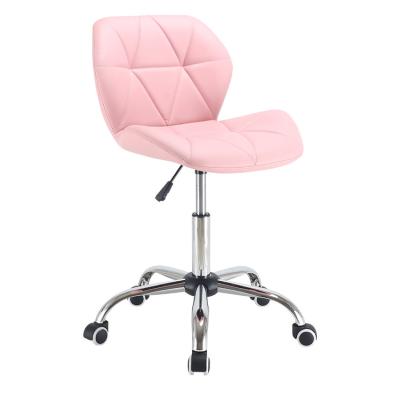 China Modern Customize Beauty Salon Barber Chair PU Leather Haircut Chair With Wheels for sale