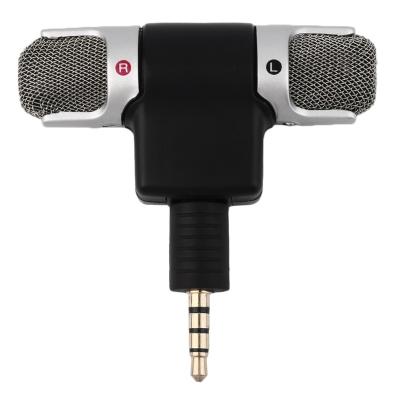 China Mini Mic Portable Mini Mic Digital Stereo Microphone For Recorder PC Mobile Phone for sale