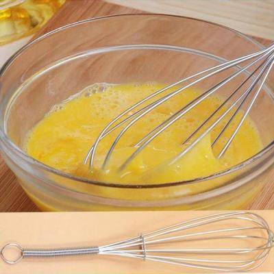 China Mini Whisk Kitchen Gadgets Manual Egg Beater Andle Mixer Portable Stirrer Stainless Steel Tools Kitchen Stocked Cooking Accessories for sale