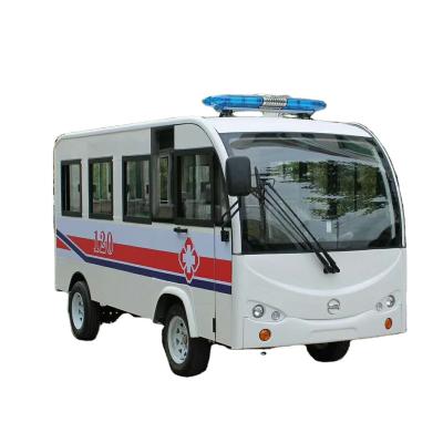 China Steel Body Low Speed ​​Electric Medical Vehicle Electric Car 25km/h Max Working 80KM With Lithium Or Lead Acid Battery for sale