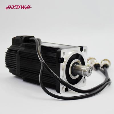 China Durable Totally Enclosed Servo Motor with Brake 80Flange 0.75Kw 2.4Nm 3000Rpm 200-220V for Industrial Robot for sale