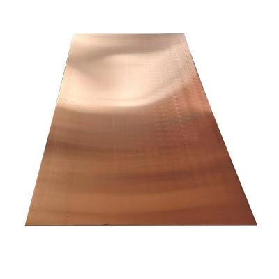 China Auto Manufacturing 8mm 16mm 20mm Platoon Thermal Power Plant Copper T2 60mm Cutting Processing T2 Copper Sheet for sale