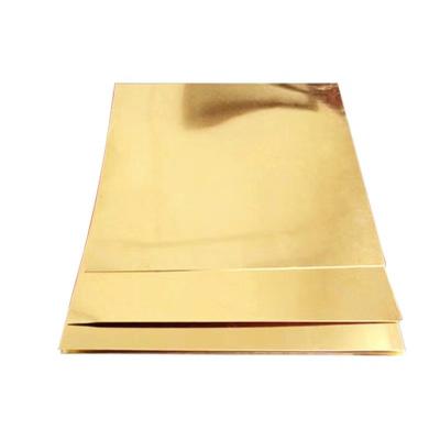 China Automobile manufacturing diy decorative copper sheet h62 copper plate brass thick laser cutting brass sheet copper skin for sale