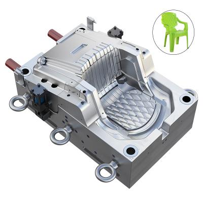 China Plastic High Quality OEM Custom Household Mold Company Plastic Mould Maker Injection Molding Mould Chair Office Plastic Chair Mould for sale