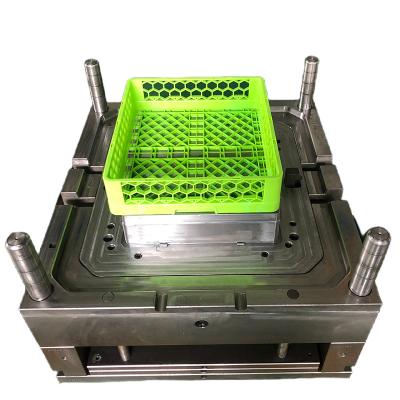 China Plastic OEM Customized Houseware Product Molds Manufacturer Injection Mouldings Storage Baskets Mould Inject Basket Plastic Crate Mould for sale