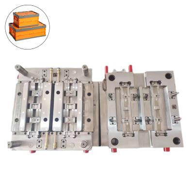 China Plastic High Quality China Plastic Injection Molding Metal Plastic Injection Stackable Storage Box Molds Large Storage Box Mold for sale