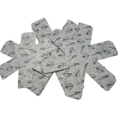 China Non-woven Pot Mat Drink Coaster Fabric Heat-Insulation Drinks Coaster Shapes Multi Felt Viable Table Mat for sale