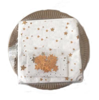 China Star Disposable Creative Multi Tree Winter Color Eco-friendly Tissue Paper Tray Set for sale