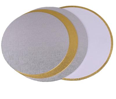 China Hard Suitable For Scenarios Mini White Cake Bases Boards Multiple Round for sale