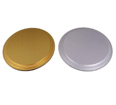 China Wholesale New Design Hard Sample Gold Color Cake Boards Base for sale