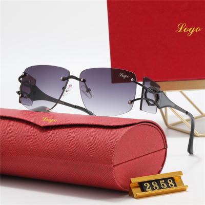 China Colorful Letter Logo Sun Shades Glasses Women 400 UV 400 Designer Fashion Sunglasses Brand Leopard Head Sunglasses Men Famous Luxury Personality for sale