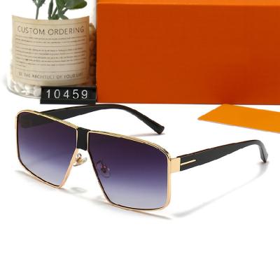 China Fashion Sunglasses Vintage 10459 Designer Sunglasses With Box Set Fashion Men Sunglasses Famous Brand With Logo UV400 for sale