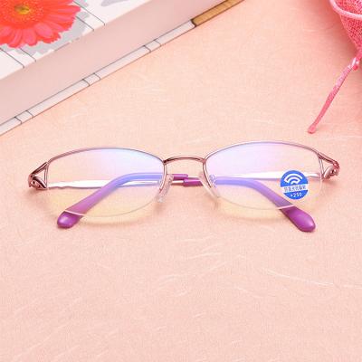 China Fashion 2021 New Women Alloy Style Wholesale Fashion Anti-radiation Eyewear High Quality Anti-blue Reading Glasses for sale