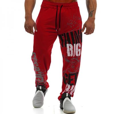 China Customized 2022 Premium Cotton Jogger Sweatpants Plus Size Long Waist Mens Gym Track Pants Pants for sale