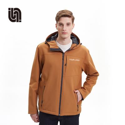 China Customized Logo Men Softshell Waterproof Jacket Softshell Outdoor Camping Windproof Increasing Jacket for sale