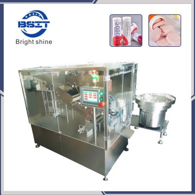 China automatic effervescent t tablet plastic tube Filling sealing packing machine for sale