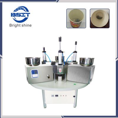 China Manual China SS304  tea cup packing machine for  disposable paper cup with filter paper for sale