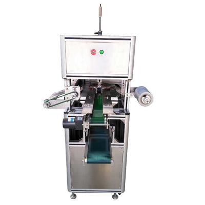 China Round handmade soap stretch film wrapping packaging machine for different shapes essential oil soap for sale