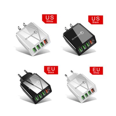 China Micro usb travel mobile phone qc3.0 18w 9v 2A wall quick charger adapter usb fast charger for sale