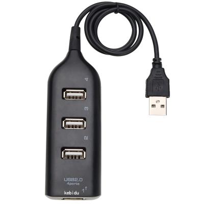 China 4 Port Mini USB 2.0 Hi-Speed ​​4 USB Hub Splitter Hub Adapter For PC Computer For Portable Hard Drives for sale