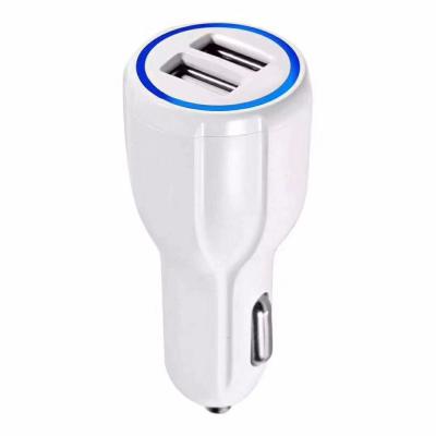 China Universal USB Car Charger QC 3.0 5v 3.1A Mobile Phone Battery High Quality Dual Port Adapter Mobile Phone Fast Charger For Mobile Phone for sale