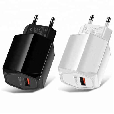 China QC3.0 Quick Charging QC 3.0 Android Fast Charger Wall Mobile Phone Charger For IPhone for sale