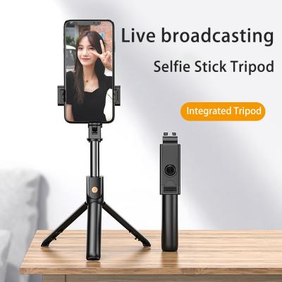 China Mini Wireless Selfie Stick Digital Camera Foldable bluetooth Tripod with Remote Control Shutter for IOS Android for sale