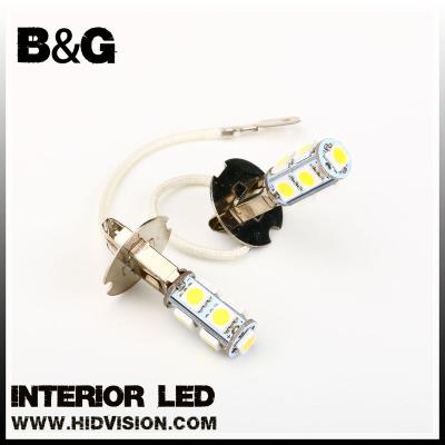 China H3 Car Interior Light 9 Socket 5050-SMD LED Foglight Fog Light Lamp White DC 12V for sale