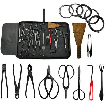 China gardening bonsai tool kit gardening trimming tool kit with shears for sale