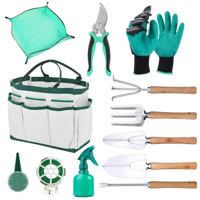 China Isunpro Custom Gardening Gardening Tool Kit With Bag for sale